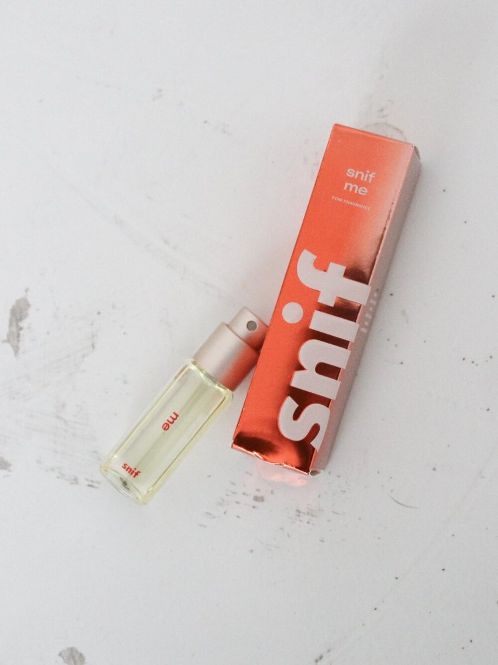 snif me travel size - partial bottle